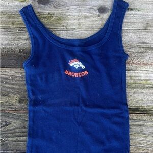 Vintage Blue Denver Broncos Tank Top